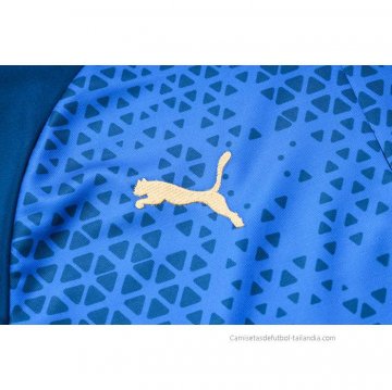 Chandal de Sudadera del Olympique Marsella Nino 2023-2024 Azul Oscuro