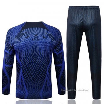 Chandal de Sudadera del Paris Saint-Germain 2022-2023 Azul