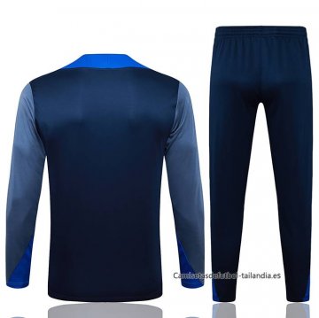 Chandal de Sudadera del Paris Saint-Germain 2025-2026 Azul