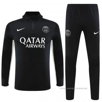 Chandal de Sudadera del Paris Saint-Germain 2023-2024 Negro Chandal de Sudadera del Paris Saint-Germain 2023-2024 Negro
