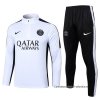 Chandal de Sudadera del Paris Saint-Germain Nino 2023-2024 Blanco Chandal de Sudadera del Paris Saint-Germain Nino 2023-2024 Blanco