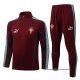 Chandal de Sudadera del Portugal Nino 2026-2027 Rojo