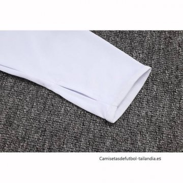 Chandal de Sudadera del Real Madrid 2025-2026 Blanco Azul
