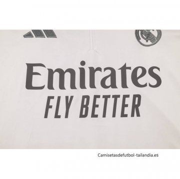 Chandal de Sudadera del Real Madrid Nino 2024-2025 Rosa Claro