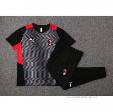 Chandal del AC Milan Manga Corta 2021-2022 Gris