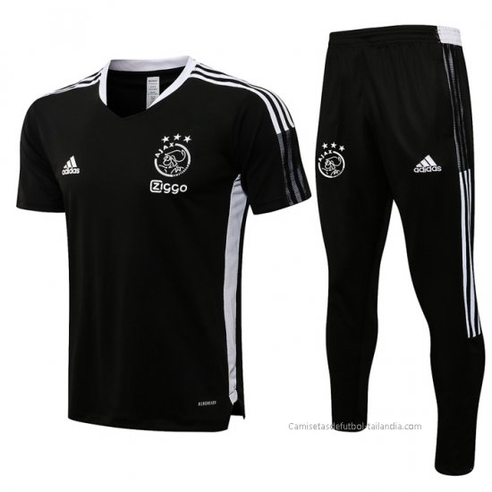 Chandal del Ajax Manga Corta 2021-2022 Negro - Haga un click en la imagen para cerrar