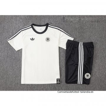 Chandal del Alemania Manga Corta 2026-2027 Crema - Pantalon Corto