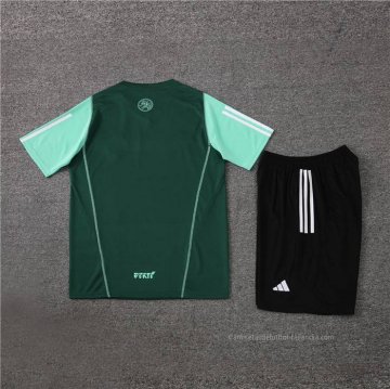 Chandal del Argelia Manga Corta 2023-2024 Verde - Pantalon Corto