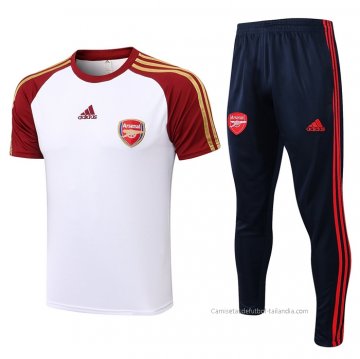 Chandal del Arsenal Manga Corta 2021-2022 Blanco Chandal del Arsenal Manga Corta 2021-2022 Blanco