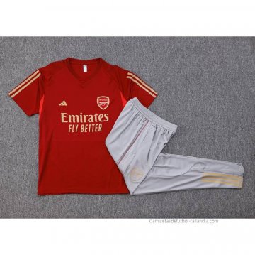 Chandal del Arsenal Manga Corta 2023-2024 Rojo