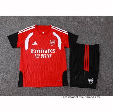 Chandal del Arsenal Manga Corta 2026-2027 Rojo - Pantalon Corto