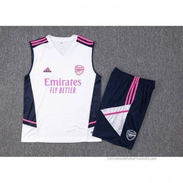 Chandal del Arsenal Sin Mangas 2023-2024 Blanco