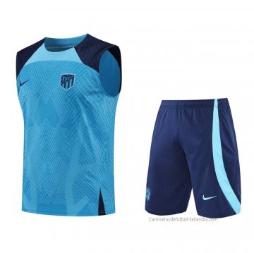 Chandal del Atletico Madrid Sin Mangas 2022-2023 Azul Chandal del Atletico Madrid Sin Mangas 2022-2023 Azul