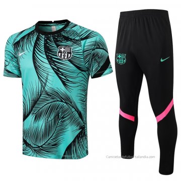 Chandal del Barcelona Manga Corta 2021-2022 Verde Chandal del Barcelona Manga Corta 2021-2022 Verde
