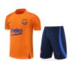 Chandal del Barcelona Manga Corta 2022-2023 Naranja - Pantalon Corto Chandal del Barcelona Manga Corta 2022-2023 Naranja - Pantalon Corto