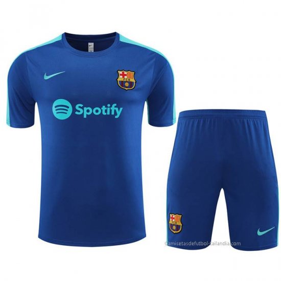 Chandal del Barcelona Manga Corta 2023-2024 Azul - Pantalon Corto - Haga un click en la imagen para cerrar