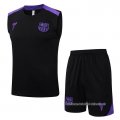 Chandal del Barcelona Sin Mangas 2025-2026 Negro Purpura