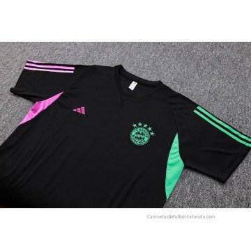 Chandal del Bayern Munich Manga Corta 2023-2024 Negro - Pantalon Corto