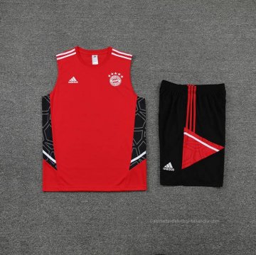 Chandal del Bayern Munich Sin Mangas 2022-2023 Rojo