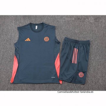 Chandal del Bayern Munich Sin Mangas 2025-2026 Gris Oscuro