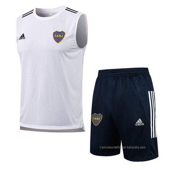 Chandal del Boca Juniors Sin Mangas 2021-2022 Blanco - Haga un click en la imagen para cerrar