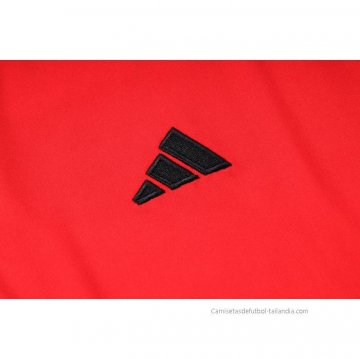 Chandal del Flamengo Manga Corta 2023-2024 Rojo - Pantalon Corto