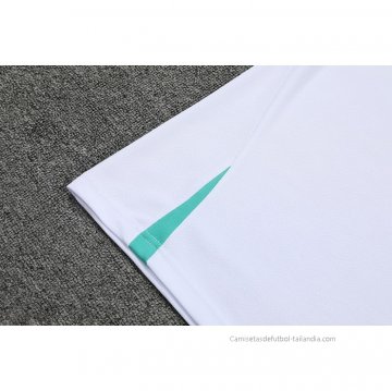 Chandal del Inter Milan Manga Corta 2022-2023 Blanco - Pantalon Corto