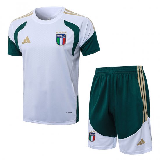 Chandal del Italia Manga Corta 2025-2026 Negro - Pantalon Corto - Haga un click en la imagen para cerrar