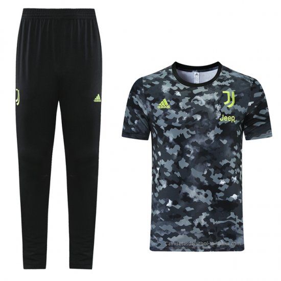 Chandal del Juventus Manga Corta 2021-2022 Gris - Haga un click en la imagen para cerrar