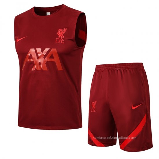 Chandal del Liverpool Sin Mangas 2021-2022 Rojo - Haga un click en la imagen para cerrar