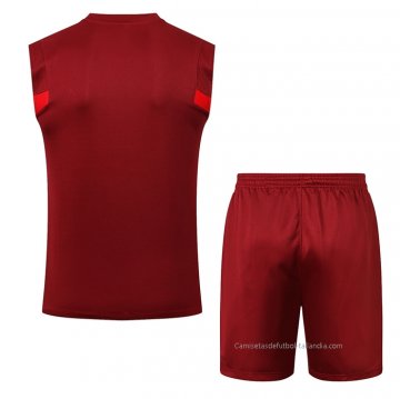 Chandal del Liverpool Sin Mangas 2021-2022 Rojo