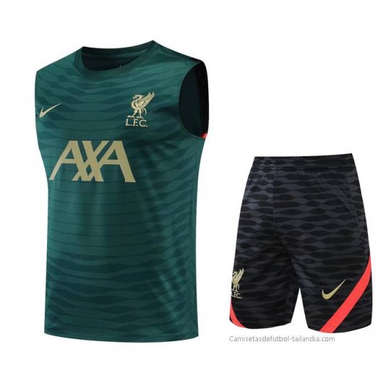 Chandal del Liverpool Sin Mangas 2022-2023 Verde - Haga un click en la imagen para cerrar