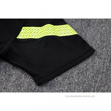 Chandal del Manchester City Manga Corta 2022-2023 Negro - Pantalon Corto