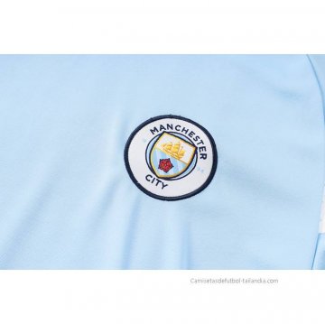 Chandal del Manchester City Manga Corta 2022-2023 Azul - Pantalon Corto