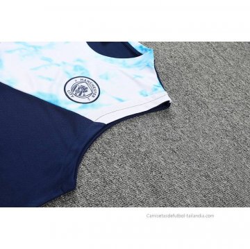 Chandal del Manchester City Sin Mangas 2022-2023 Azul