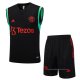 Chandal del Manchester United Sin Mangas 2023-2024 Negro