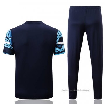 Chandal del Olympique Marsella Manga Corta 2022-2023 Azul