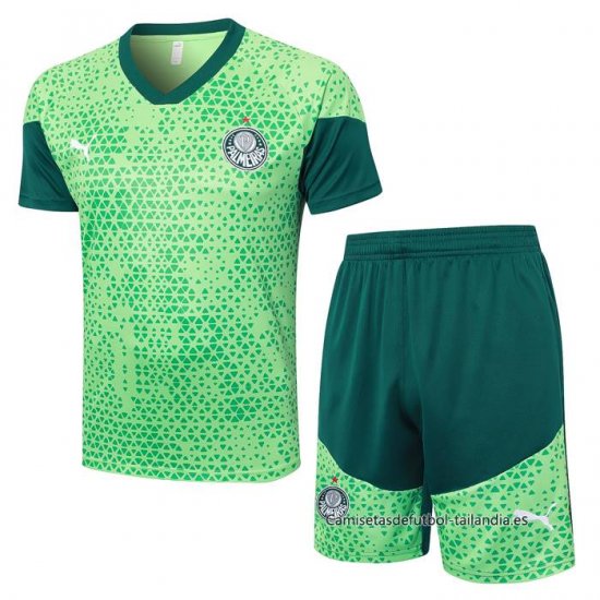 Chandal del Palmeiras Manga Corta 2024-2025 Verde - Pantalon Corto - Haga un click en la imagen para cerrar