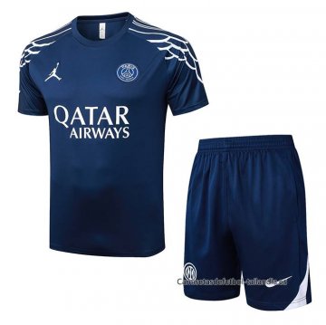 Chandal del Paris Saint-Germain Manga Corta 2025-2026 Azul - Pantalon Corto Chandal del Paris Saint-Germain Manga Corta 2025-2026 Azul - Pantalon Corto