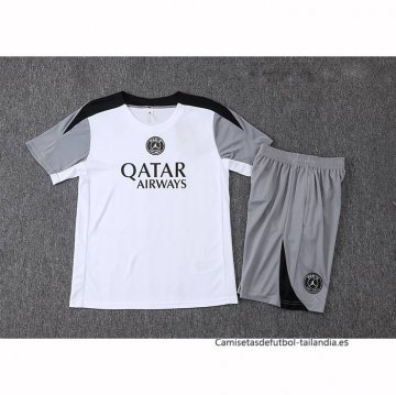 Chandal del Paris Saint-Germain Manga Corta 2026-2027 Blanco - Pantalon Corto