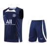 Chandal del Paris Saint-Germain Sin Mangas 2022-2023 Azul Chandal del Paris Saint-Germain Sin Mangas 2022-2023 Azul