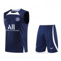 Chandal del Paris Saint-Germain Sin Mangas 2022-2023 Azul