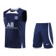 Chandal del Paris Saint-Germain Sin Mangas 2022-2023 Azul
