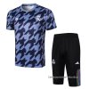 Chandal del Real Madrid Manga Corta 2024-2025 Negro y Gris - Pantalon Corto Chandal del Real Madrid Manga Corta 2024-2025 Negro y Gris - Pantalon Corto
