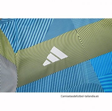 Chandal del Real Madrid Manga Corta 2025-2026 Azul Verde - Pantalon Corto