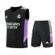 Chandal del Real Madrid Sin Mangas 2022-2023 Negro