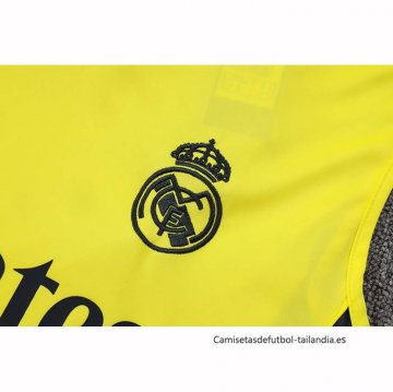 Chandal del Real Madrid Sin Mangas 2025-2026 Amarillo