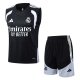 Chandal del Real Madrid Sin Mangas 2025-2026 Negro