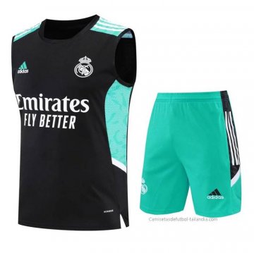 Chandal del Real Madrid Sin Mangas 2022-2023 Negro Chandal del Real Madrid Sin Mangas 2022-2023 Negro