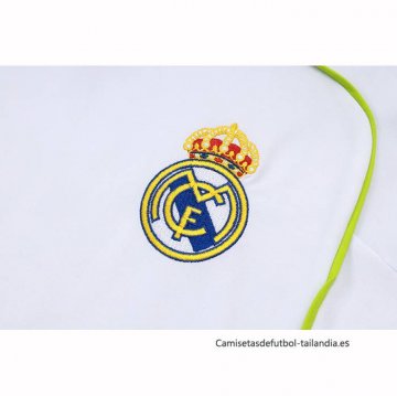 Chandal del Real Madrid Sin Mangas 2025-2026 Blanco Verde